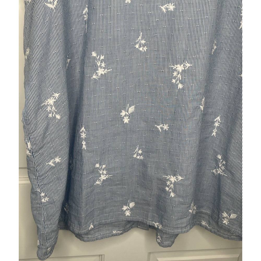 NEW Talbots Women's Embroidered Sleeveless Cotton Blouse Size X Cottage Fairy - Picture 11 of 12
